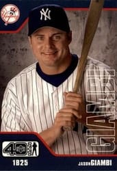 2002 Upper Deck 40-Man Base Set Jason Giambi #424 card
