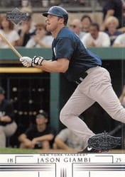 2002 Upper Deck Base Set Jason Giambi #626 card