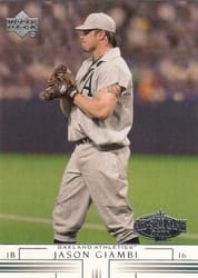 2002 Upper Deck Base Set Jason Giambi #64 card
