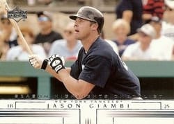 2002 Upper Deck Base Set Jason Giambi #742 card