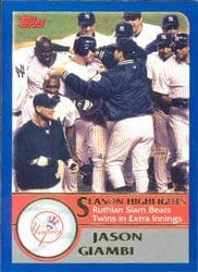2003 Topps Base Set Jason Giambi #335 card