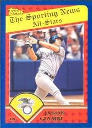 2003 Topps Base Set Jason Giambi #356 card