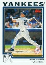2004 Topps Base Set Jason Giambi #150 card