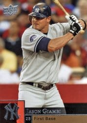 2009 Upper Deck Base Set Jason Giambi #263 card
