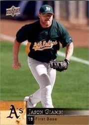 2009 Upper Deck Base Set Jason Giambi #792 card