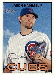 2016 Topps Heritage Base Set Jason Hammel #52 card