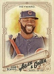 2018 Topps Allen & Ginter Base Set Jason Heyward #70 card