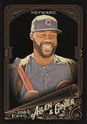 2018 Topps Allen & Ginter X Base Set Jason Heyward #70 card