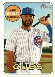 2018 Topps Heritage Base Set Jason Heyward #368 card