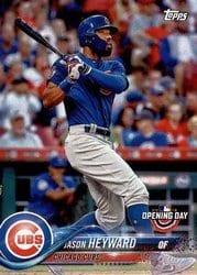 2018 Topps Opening Day Base Set Jason Heyward #151 card