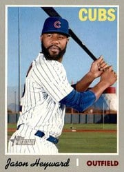 2019 Topps Heritage Base Set Jason Heyward #192 card