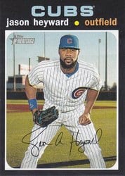 2020 Topps Heritage Base Set Jason Heyward #427 card