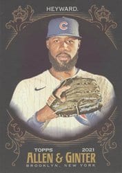 2021 Topps Allen & Ginter X Base Set Jason Heyward #154 card