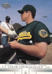2002 Upper Deck Base Set Jason Isringhausen #74 card