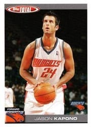 2004-05 Topps Total Base Set Jason Kapono #134 card