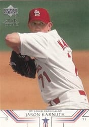2002 Upper Deck Base Set Jason Karnuth #50 card