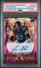 2024 Topps Resurgence Surge Protectors Signatures Jason Kelce #SPS-JK card
