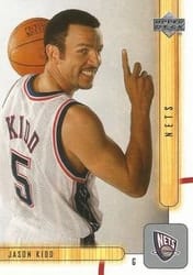 2001-02 Upper Deck Base Set Jason Kidd #110 card