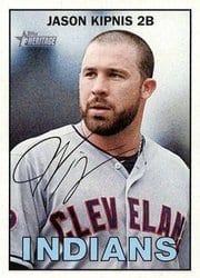 2016 Topps Heritage Base Set Jason Kipnis #458 card