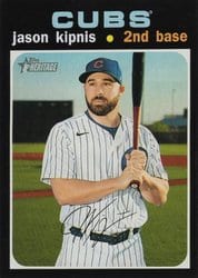2020 Topps Heritage Base Set Jason Kipnis #653 card
