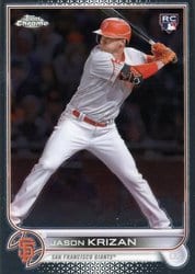 2022 Topps Chrome Update Base Set Jason Krizan #USC9 card