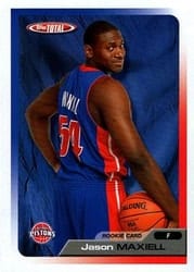 2005-06 Topps Total Base Set Jason Maxiell #320 card