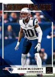 2019 Donruss The Champ is Here Jason McCourty #CH-13 card