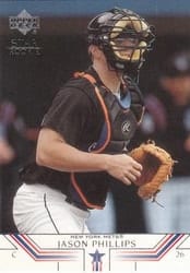 2002 Upper Deck Base Set Jason Phillips #34 card