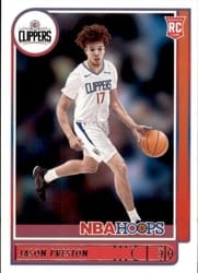 2021-22 Hoops Base Set Jason Preston #242 card