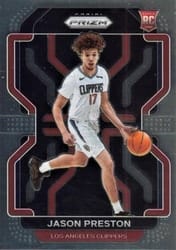 2021-22 Panini Prizm Base Set Jason Preston #327 card
