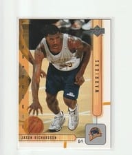 2001-02 Upper Deck Base Set Jason Richardson #217 card