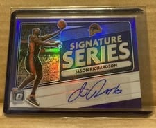 2020-21 Donruss Optic Signature Series Jason Richardson #SS-JRI card