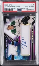 2020-21 SPx Rookie Autograph Jersey Jason Robertson #JR card
