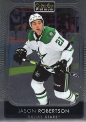 2021-22 O-Pee-Chee Platinum Base Set Jason Robertson #61 card