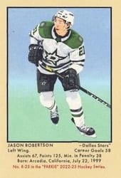 2022-23 Parkhurst Champions 51 Retros Jason Robertson #R-25 card