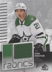 2022-23 SP Game Used Authentic Fabrics Jason Robertson #AF-JR card