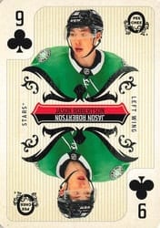 2024-25 O-Pee-Chee Playing Cards Jason Robertson #9♣ card