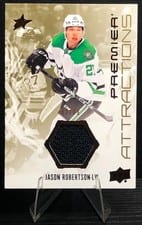 2024-25 Upper Deck Premier Premier Attractions Jersey Jason Robertson #PA-JR card