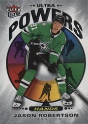 2025-26 Fleer Ultra Ultra Powers Jason Robertson #UP 16 of 25 card