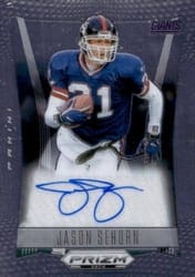 2024 Panini Prizm Deca Signatures Jason Sehorn #S-JSN card
