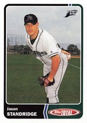 2003 Topps Total Base Set Jason Standridge #62 card
