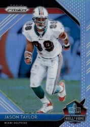 2018 Panini Prizm Hall of Fame Jason Taylor #HOF-3 card