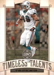 2019 Panini Legacy Timeless Talents Jason Taylor #TT-JT card