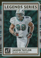 2020 Donruss Legends Series Jason Taylor #LS-JT card