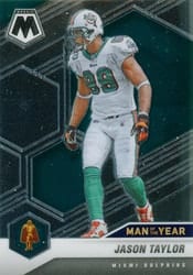 2021 Panini Mosaic Base Set Jason Taylor #266 card