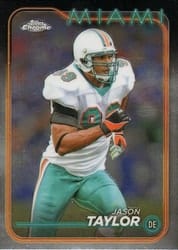 2024 Topps Chrome Base Set Jason Taylor #108 card