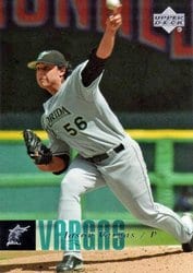 2006 Upper Deck Base Set Jason Vargas #191 card