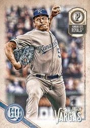 2018 Topps Gypsy Queen Base Set Jason Vargas #45 card