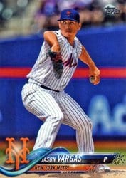 2018 Topps Update Base Set Jason Vargas #US17 card