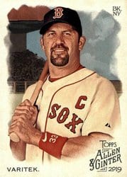 2019 Topps Allen & Ginter Base Set Jason Varitek #187 card